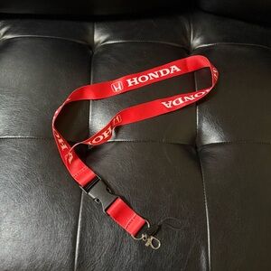 Honda Red Lanyard